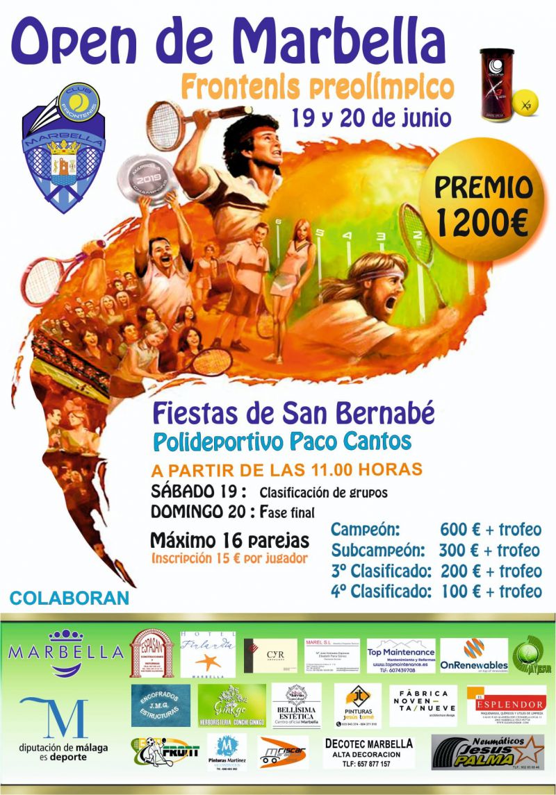 IX OPEN Nacional Ciudad De Marbella de Frontenis