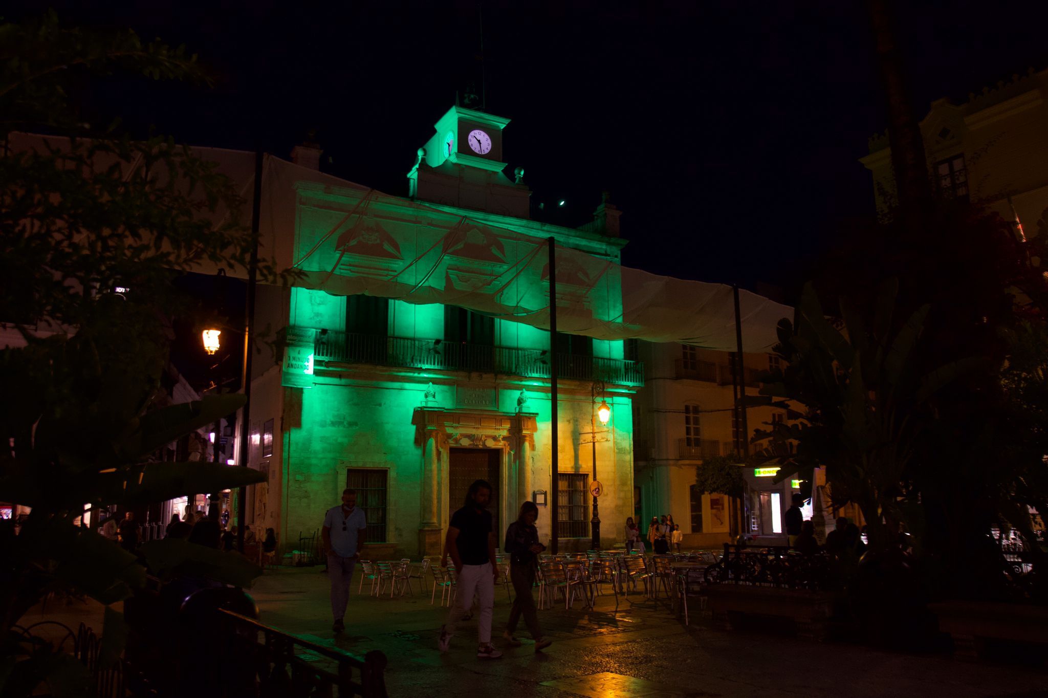 LA BIBLIOTECA Y EL CASTILLO SE ILUMINAN DE VERDE POR LA ELA
