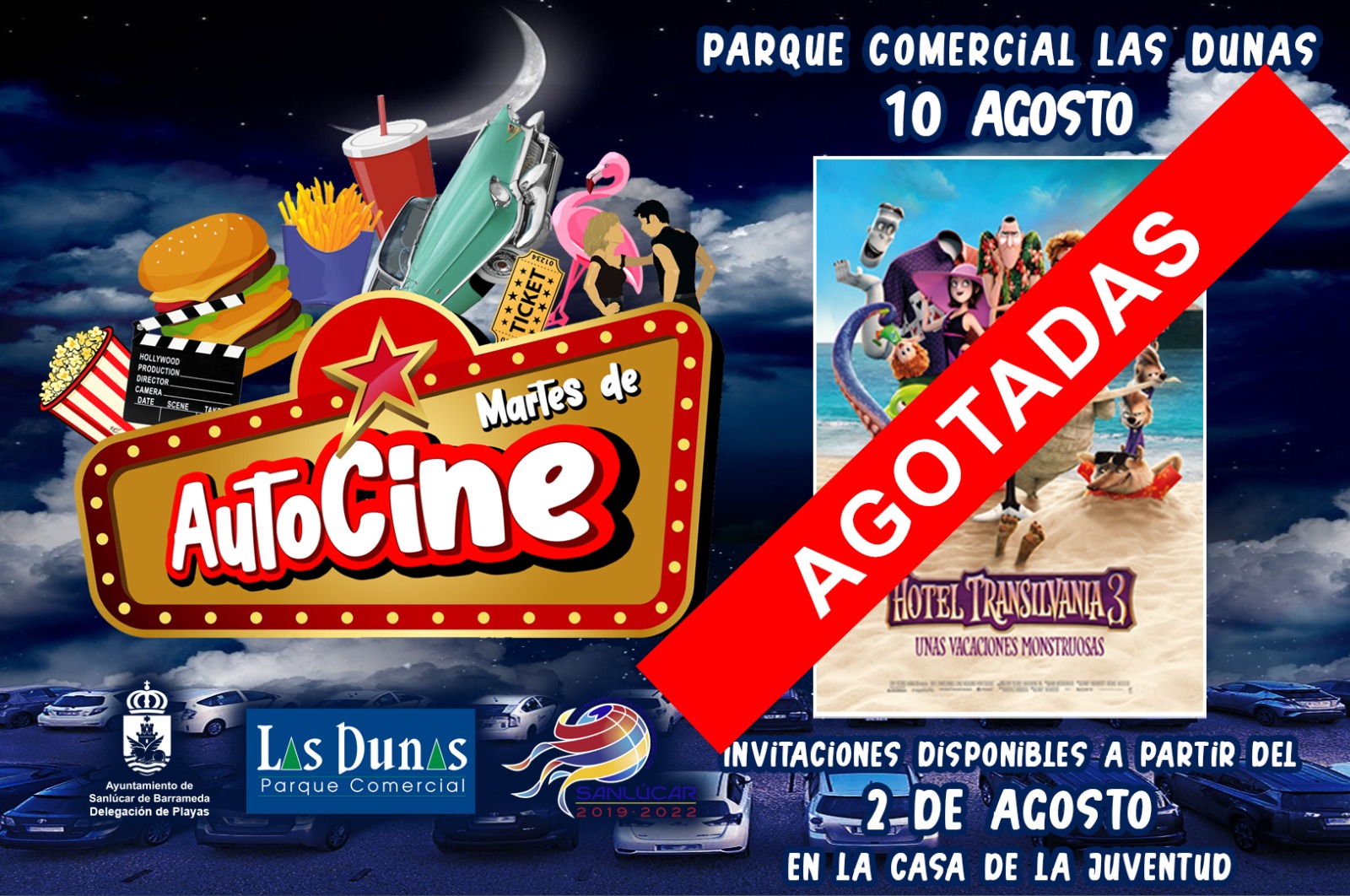 AGOTADAS LAS INVITACIONES PARA EL PRIMER ‘MARTES DE AUTOCINE’