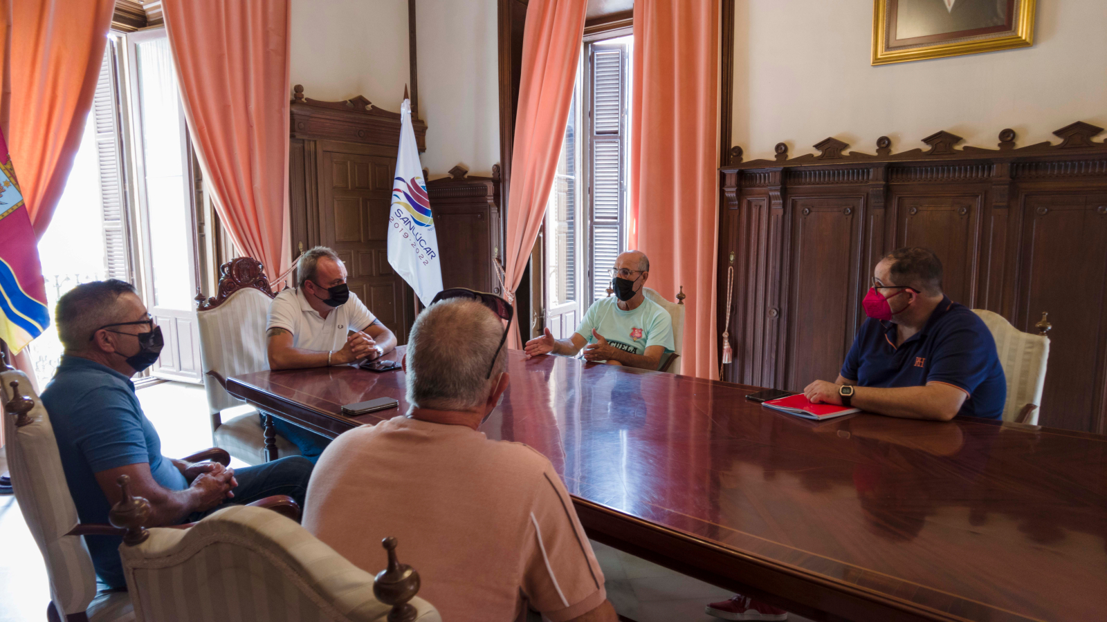 EL DELEGADO DE PARTICIPACIÓN CIUDADANA SE REÚNE CON LA FEDERACIÓN DE ASOCIACIONES DE VECINOS SANLÚCAR