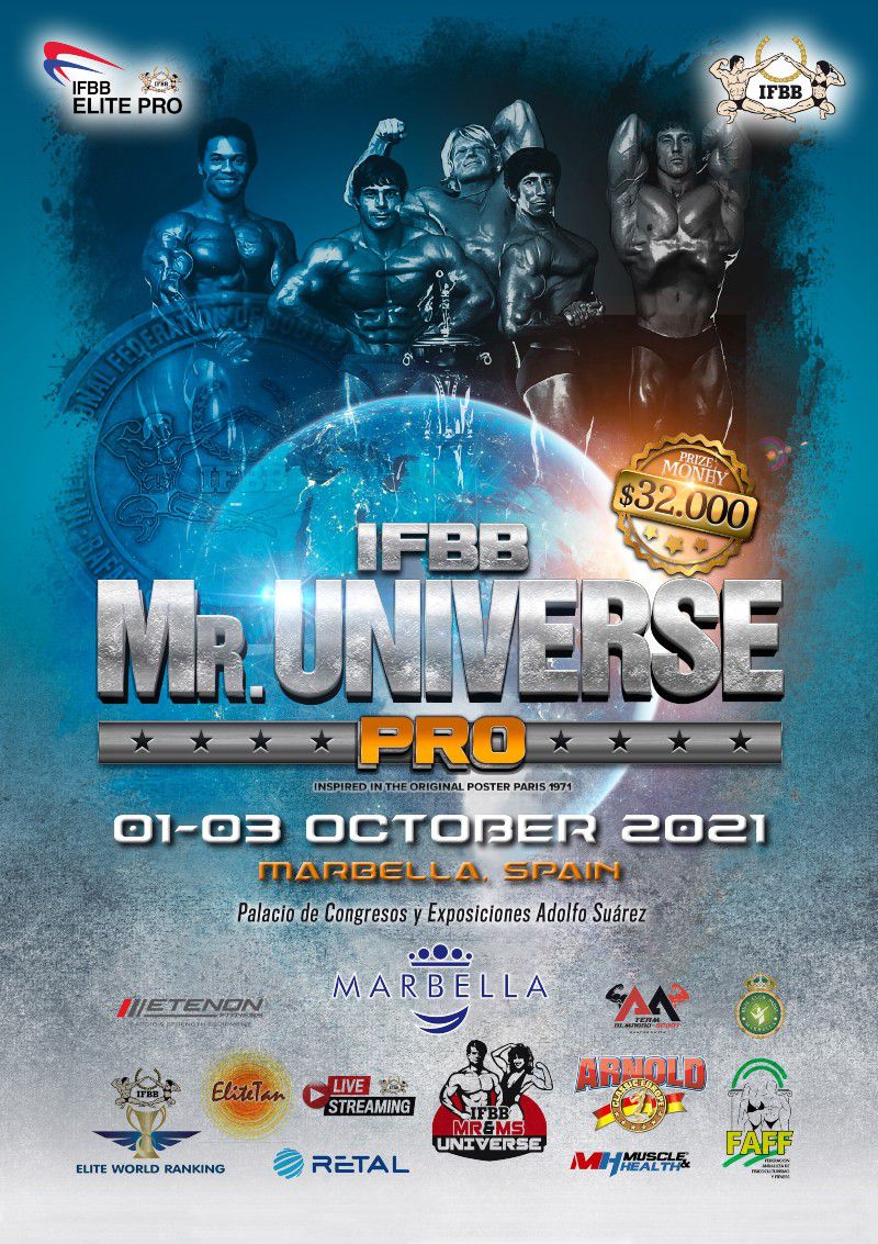 [02 Oct 2021] - IFBB MR. UNIVERSE PRO (Deportes, Deportes) Palacio de Ferias y Congresos &quot;Adolfo Suarez&quot;