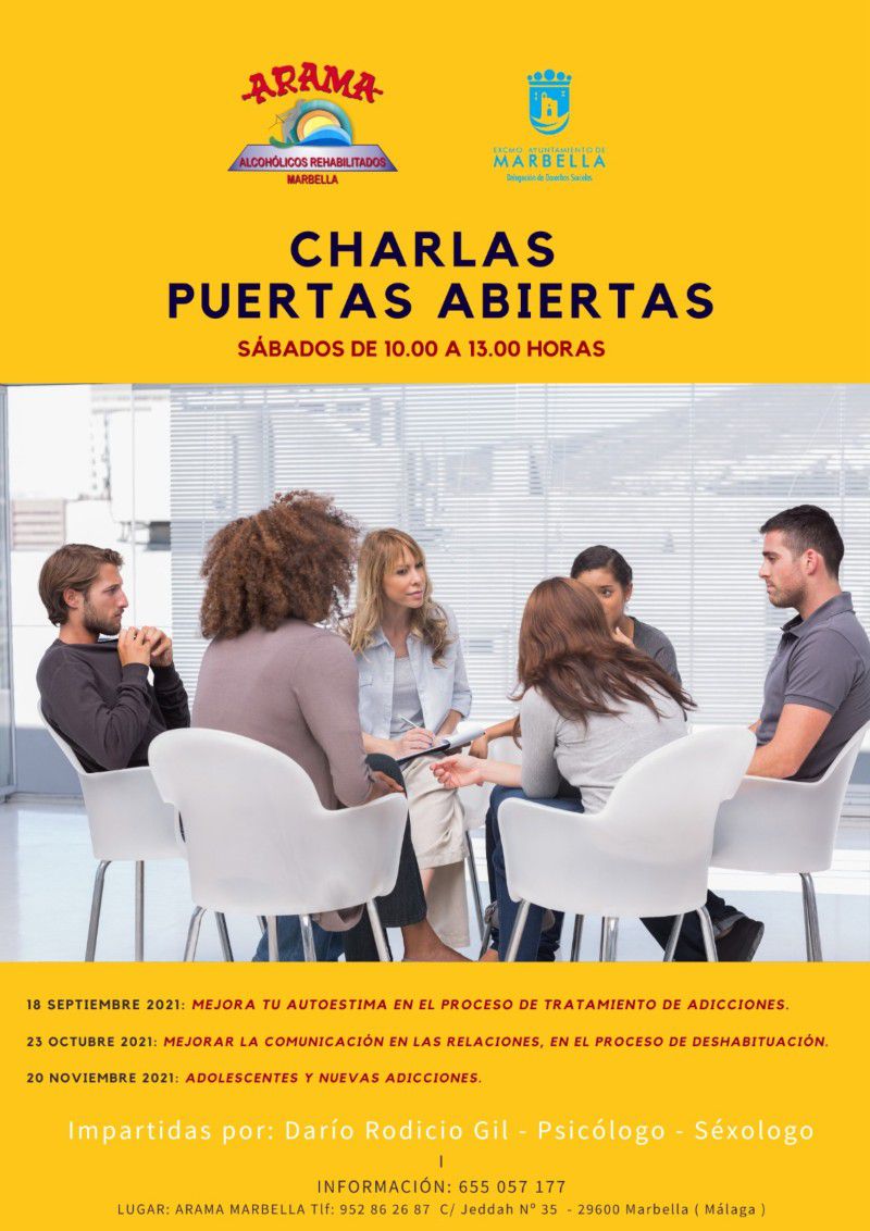 [23 Oct 2021] - MEJORAR LA COMUNICACIÓN EN LAS RELACIONES, EN EL PROCESO DE DESHABITUACIÓN (Conferencias, Derechos Sociales, Asociaciones)