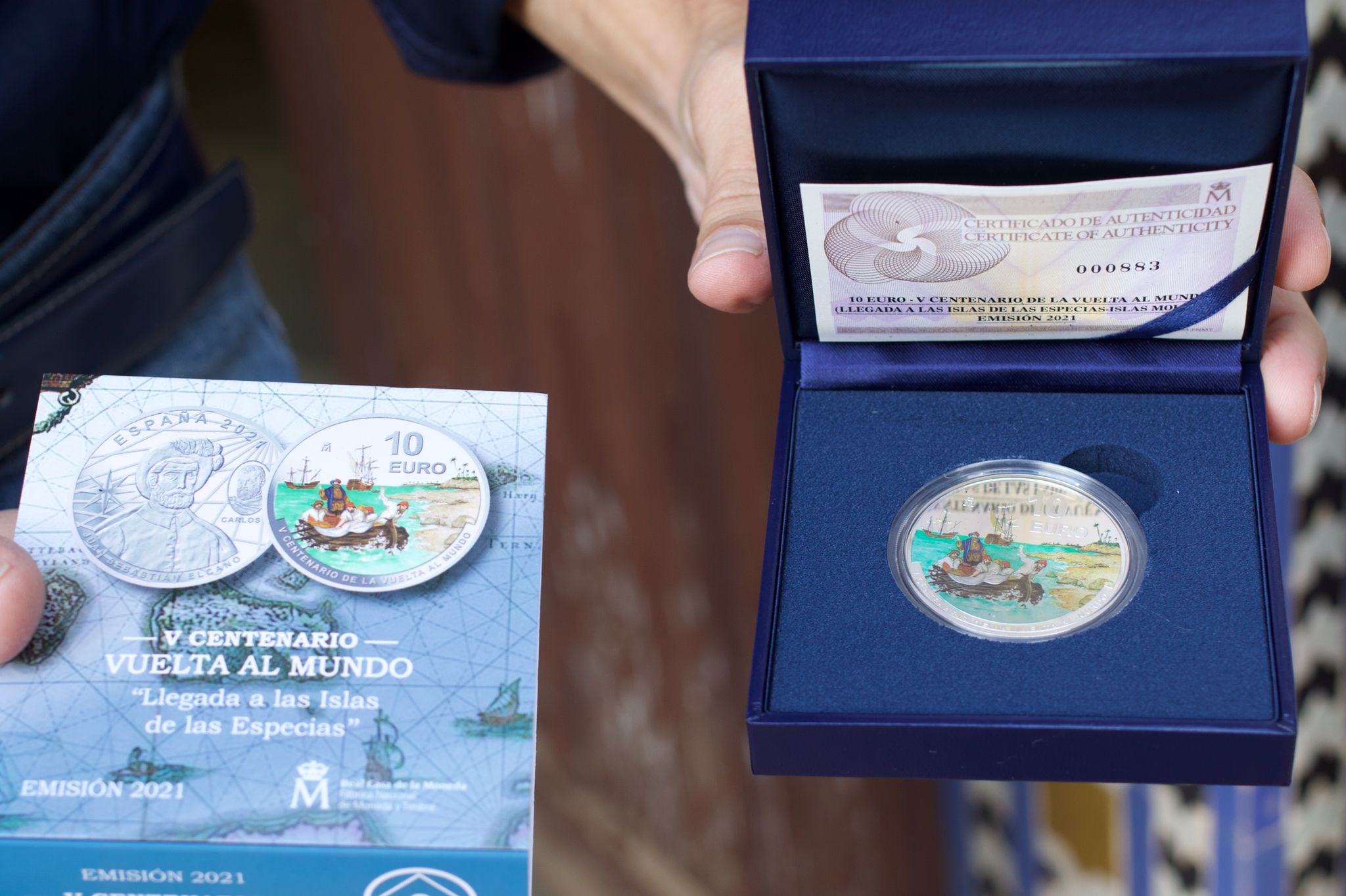 LA FÁBRICA DE LA MONEDA EMITE LA TERCERA MONEDA DE LA SERIE DEL V CENTENARIO