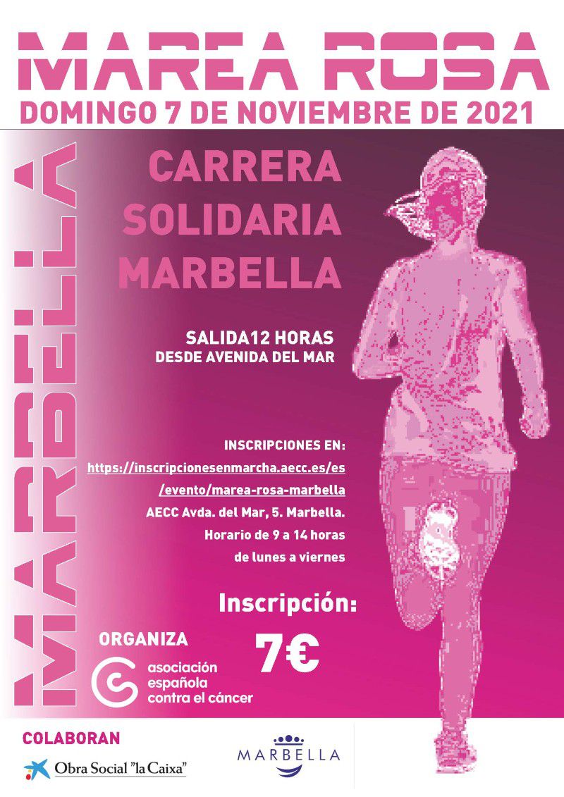 IX Carrera solidaria Marea Rosa AECC en marcha