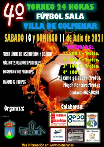 4 TORNEO DE FÚTBOL SALA &#034;VILLA DE COLMENAR