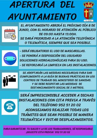 APERTURA DEL AYUNTAMIENTO