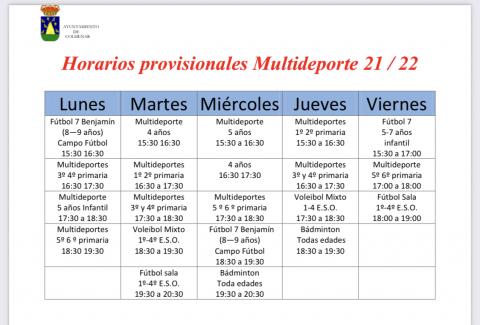 COMIENZA  MULTIDEPORTES
