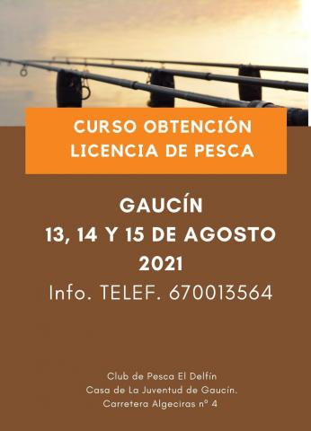 CURSO DE OBTENCIÓN DE LICENCIA DE PESCA