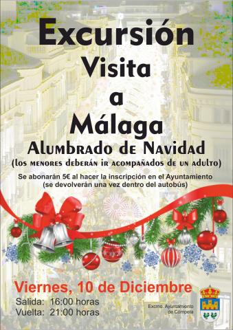 EXCURSIÓN PARA VER EL ALUMBRADO NAVIDEÑO EN MÁLAGA