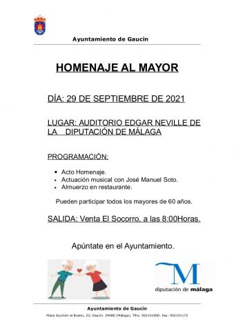 HOMENAJE AL MAYOR