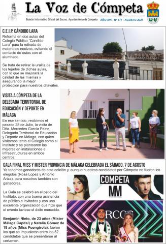 LA VOZ DE CÓMPETA. AGOSTO 2021