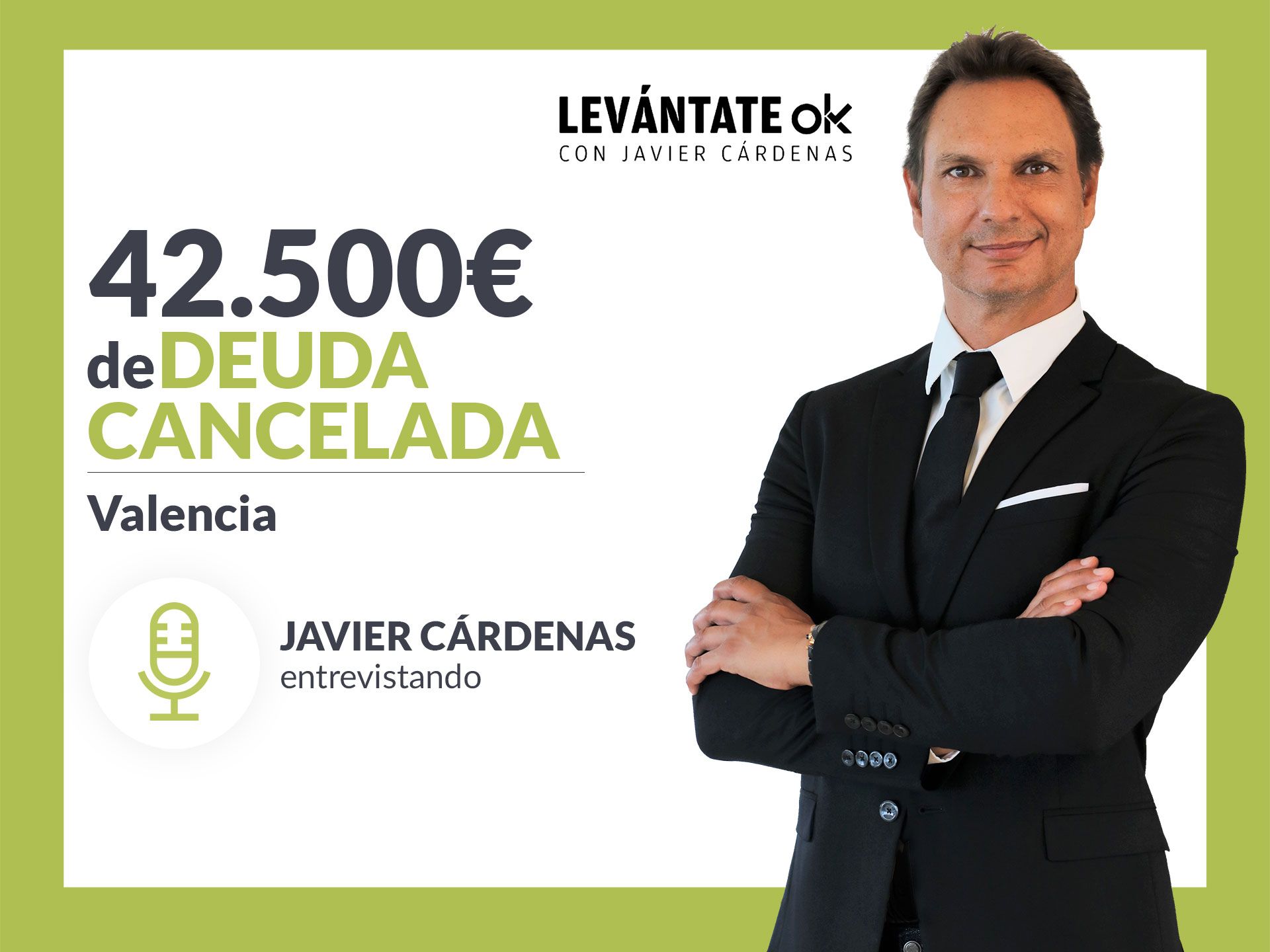 Entrevista de Cárdenas a una persona sin deudas gracias a Repara tu Deuda por la Ley de Segunda Oportunidad