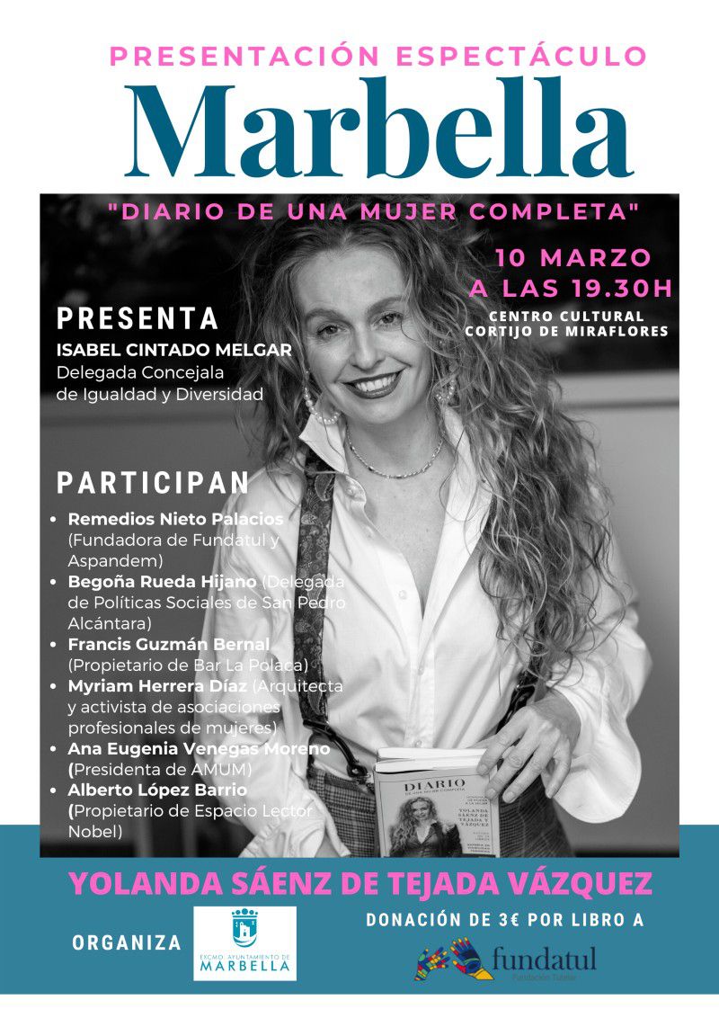 [10 Mar 2022] - PRESENTACIÓN POEMARIO: “DIARIO DE UNA MUJER COMPLETA” (Conferencias, Igualdad y Diversidad) Centro Cultural &quot;Cortijo de Miraflores&quot;