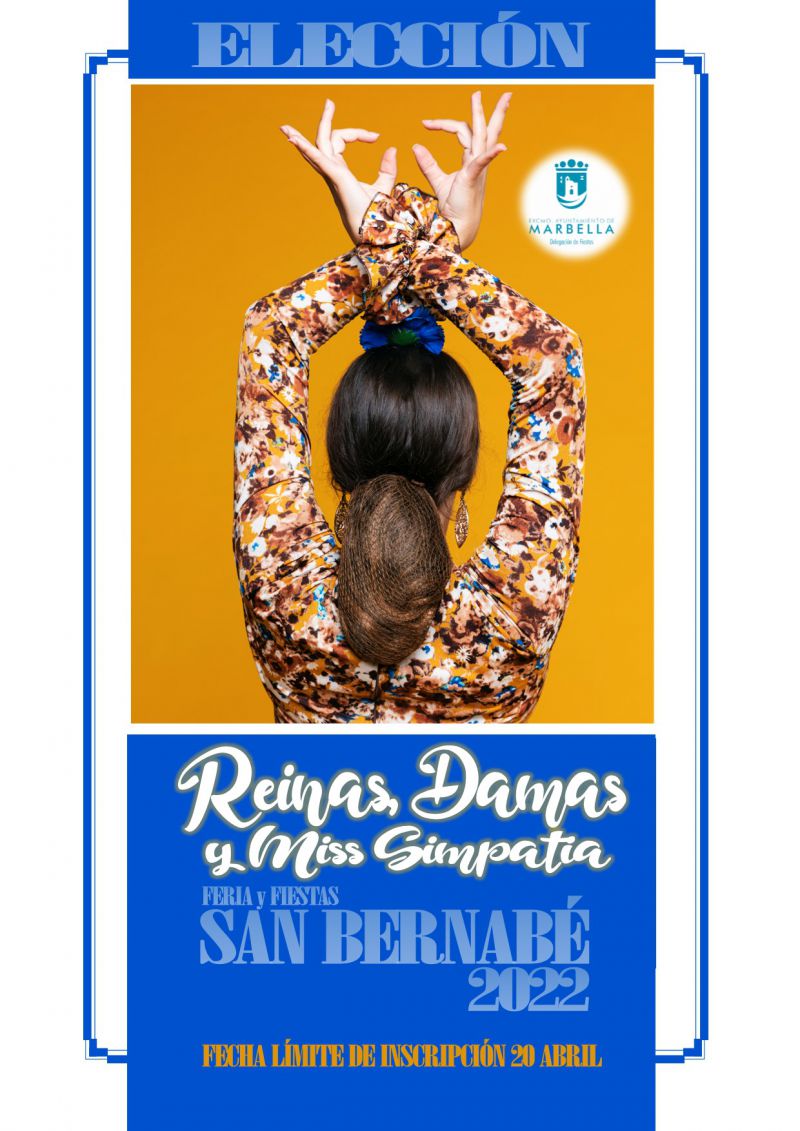 [11 Abr 2022] - ELECCIÓN DE LA REINAS, DAMAS Y MISS SIMPATÍA DE LA FERIA Y FIESTAS SAN BERNABÉ 2022 (Fiestas)