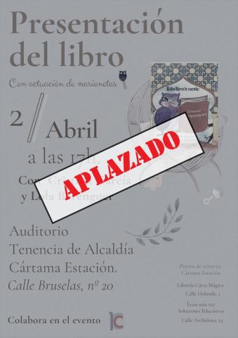 SE APLAZA LA PRESENTACIÓN DEL LIBRO &#039;BÚHO NERO TE CUENTA: LA HISTORIA DEL ABENCERRAJE Y LA BELLA JARIFA&#039;