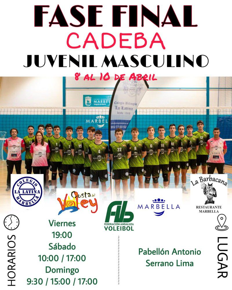 Fase Final del Campeonato de Andalucía Voleibol Cadeba
