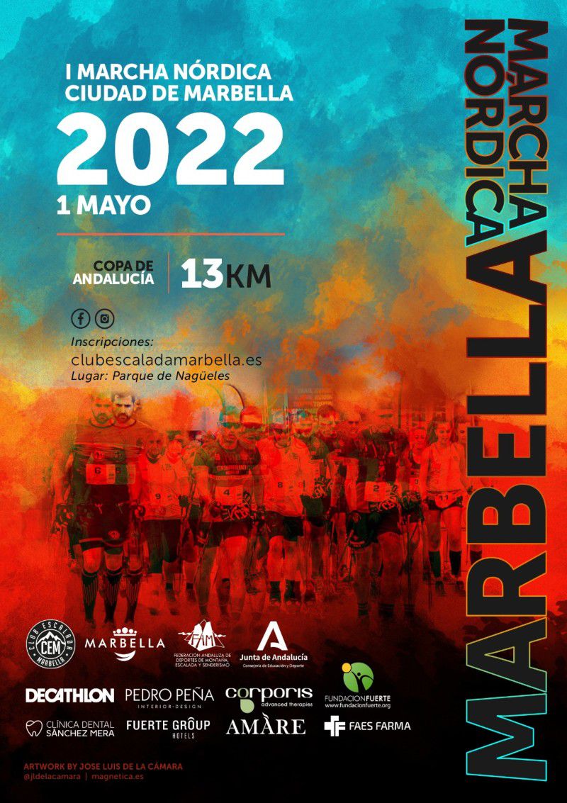 I Marcha nórdica ciudad de Marbella