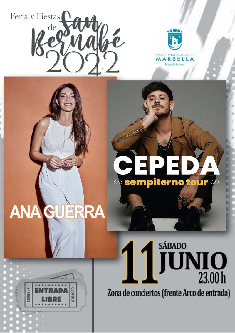 [11 Jun 2022] - ANA GUERRA - CEPEDA (Fiestas, Ferias y Verbenas, Música / Conciertos, Fiestas) Recinto Ferial de Marbella