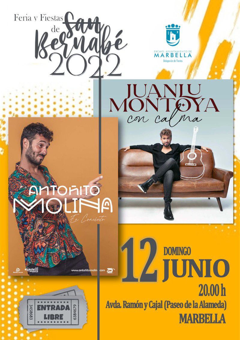 [12 Jun 2022] - ANTONIO MOLINA - JUAN MONTOYA (Fiestas, Ferias y Verbenas, Música / Conciertos, Fiestas)