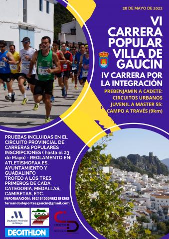 VI CARRERA POPULAR VILLA DE GAUCÍN