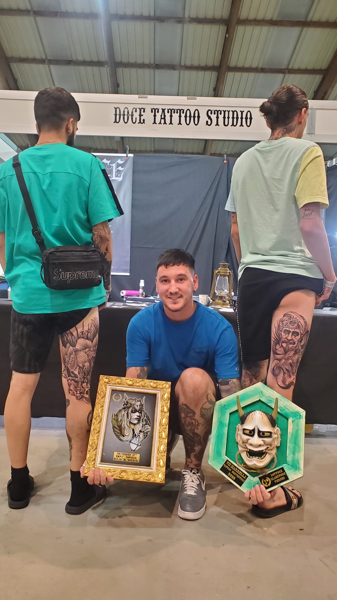Un joven artista de Huétor Tájar gana uno de los certámenes de tatuadores más importantes de España