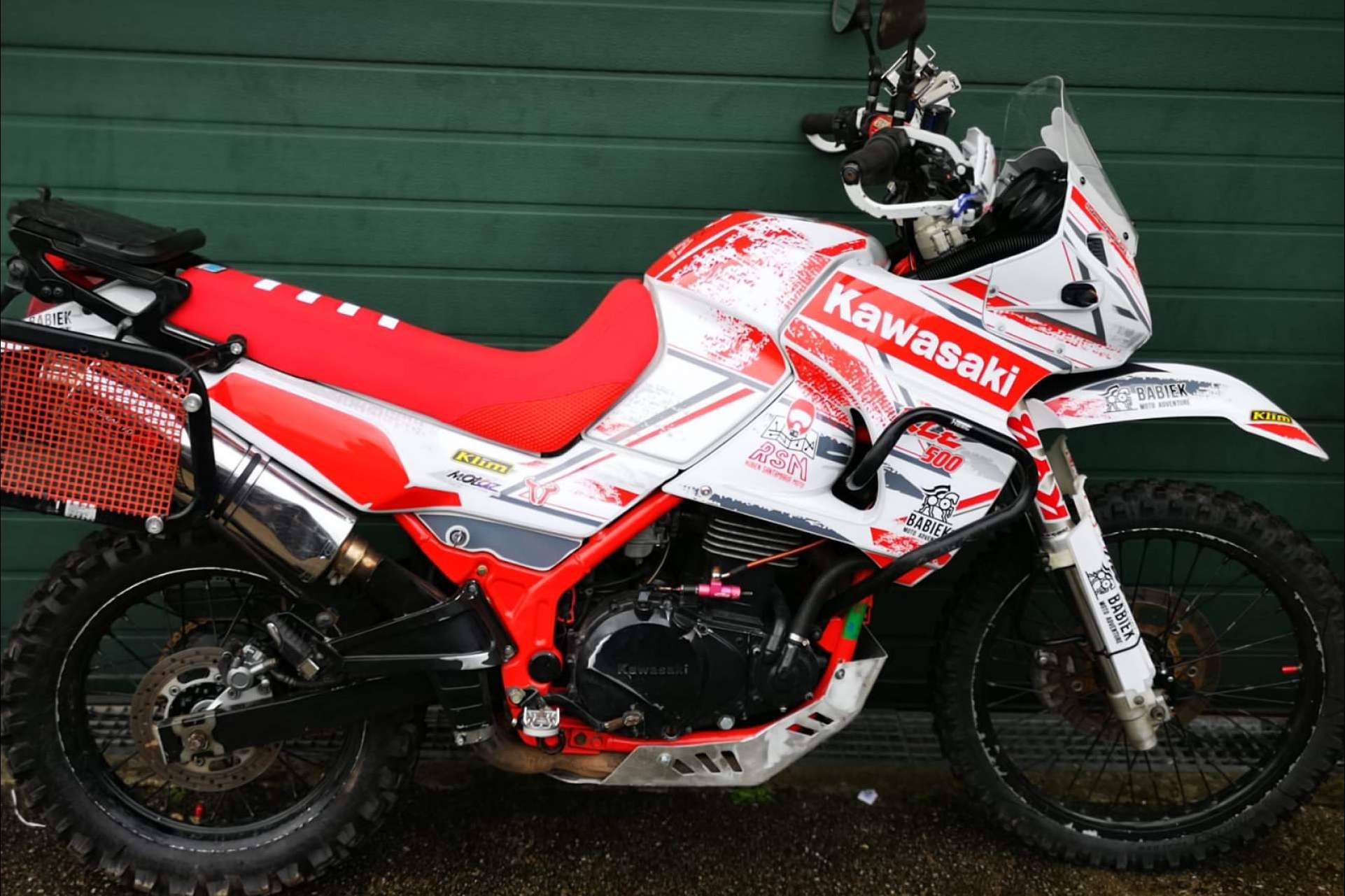 ADHESIVOSEMBARRADOS, personalización de las motos trail, KLE500, T7, Africa Twin