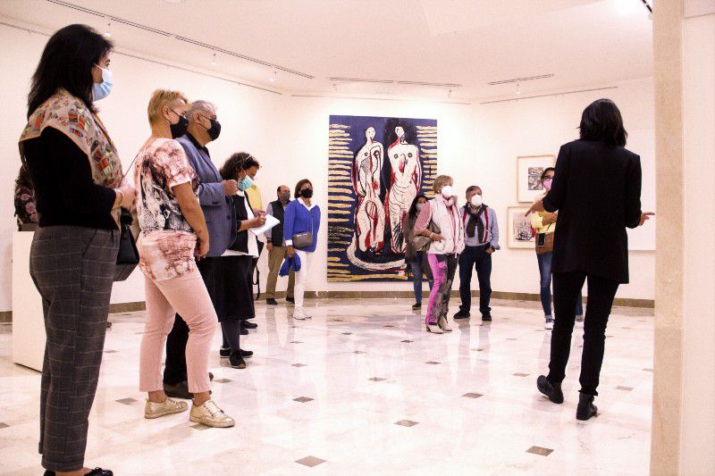 Visita mediatizada a la exposición “Destino Argentina”