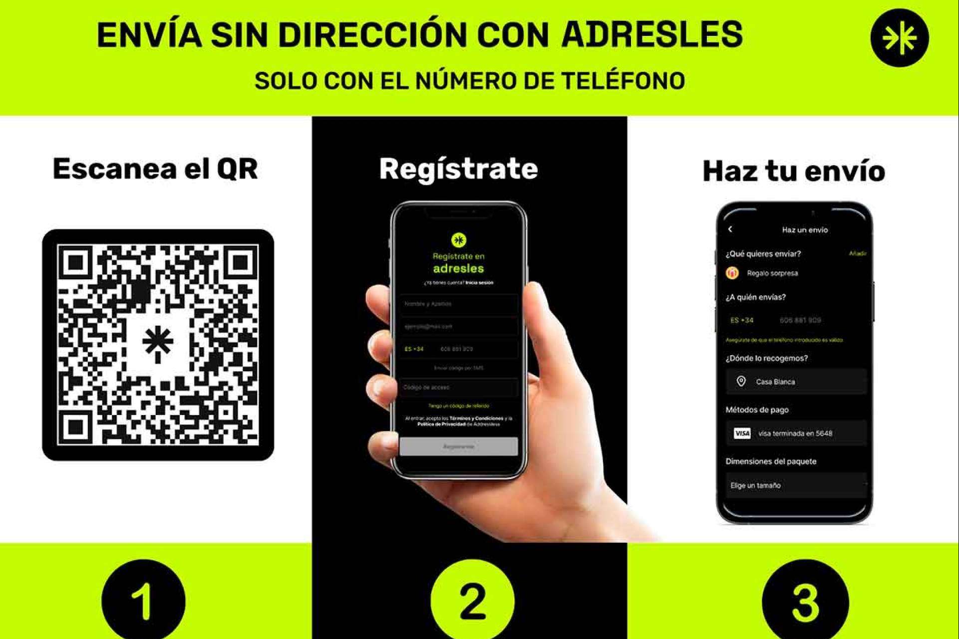 Adresles revoluciona la logística enviando cualquier cosa sin saber la dirección