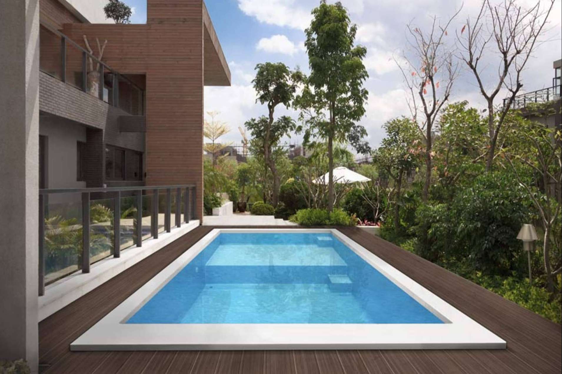 Las mini piscinas son la opción ideal para los espacios reducidos, por Hidromasajes Eca