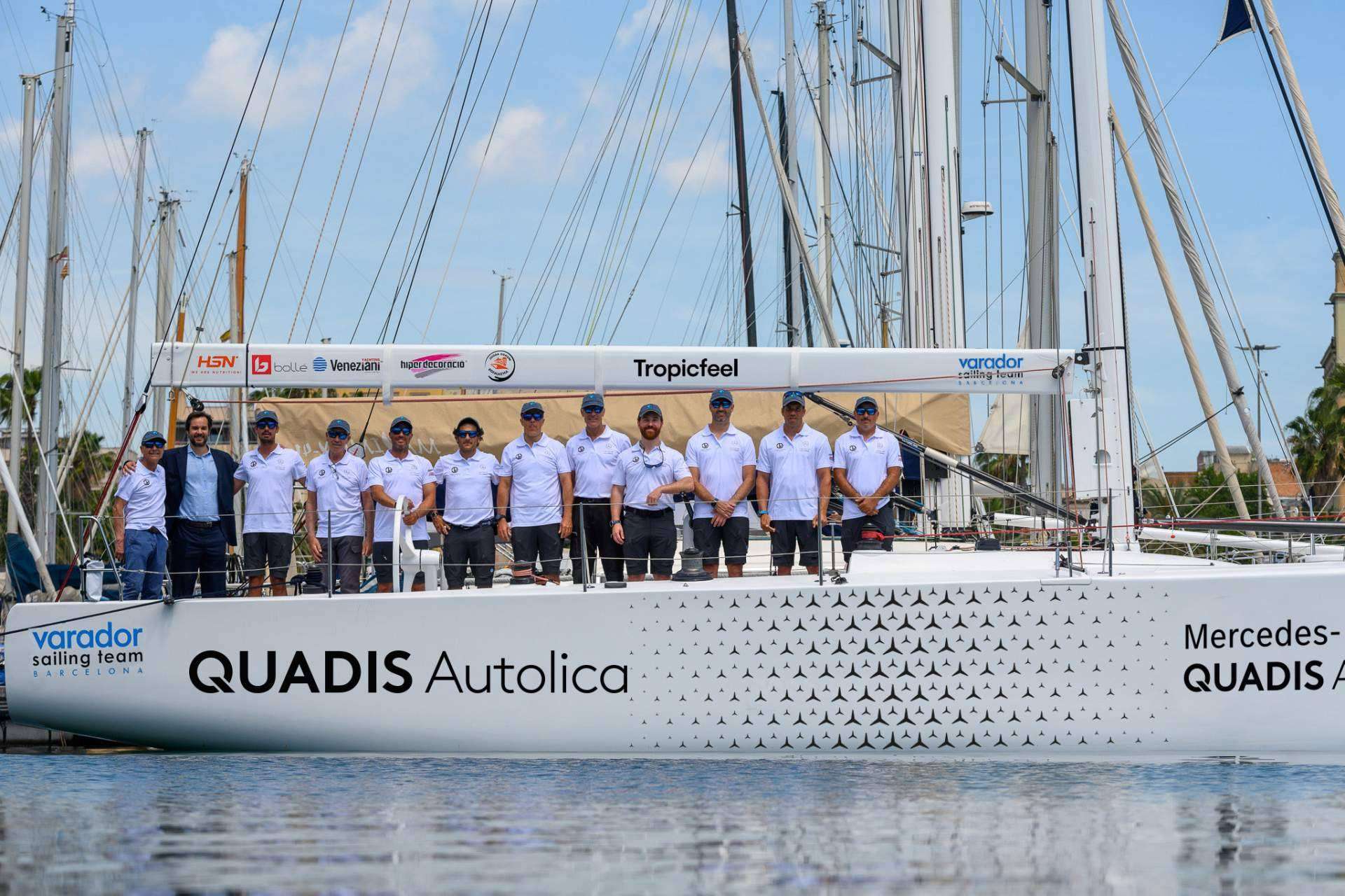 El nuevo equipo de regatas `Soler Cabot - Mercedes Benz QUADIS Autolica` se presentó en Barcelona