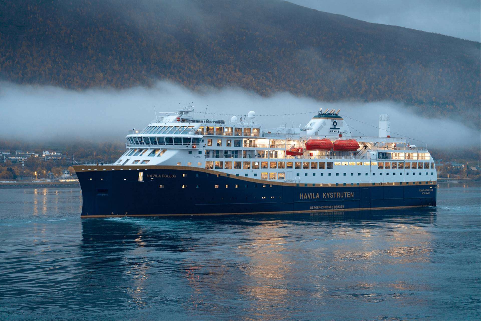 Inauguración del Havila Pollux para Havila Voyages