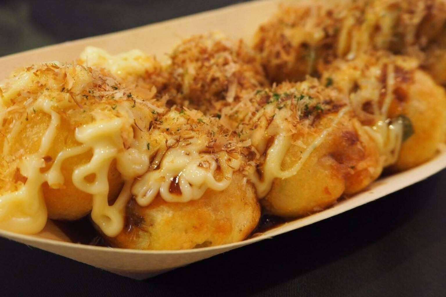 El takoyaki es un plato típico de la cocina callejera japonesa que se puede disfrutar en Balón Tokio, en Madrid