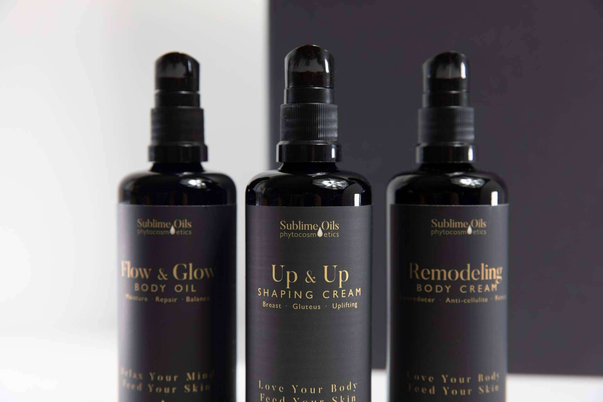 Cuidado corporal de vanguardia, los beneficios de la línea corporal de Sublime Oils
