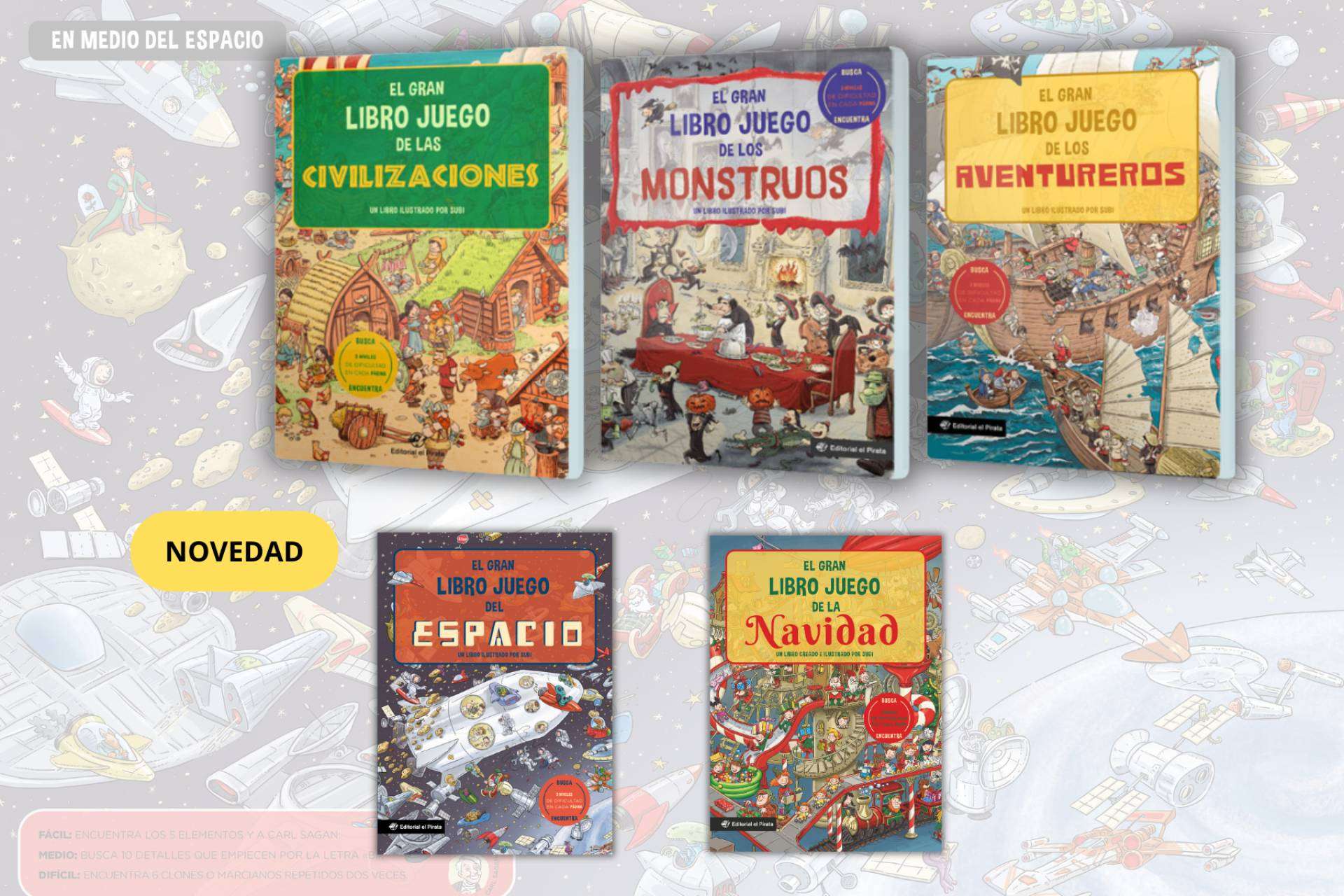 La colección 'Los grandes libro juegos' llega a las librerías; diversión y aprendizaje en formato gigante