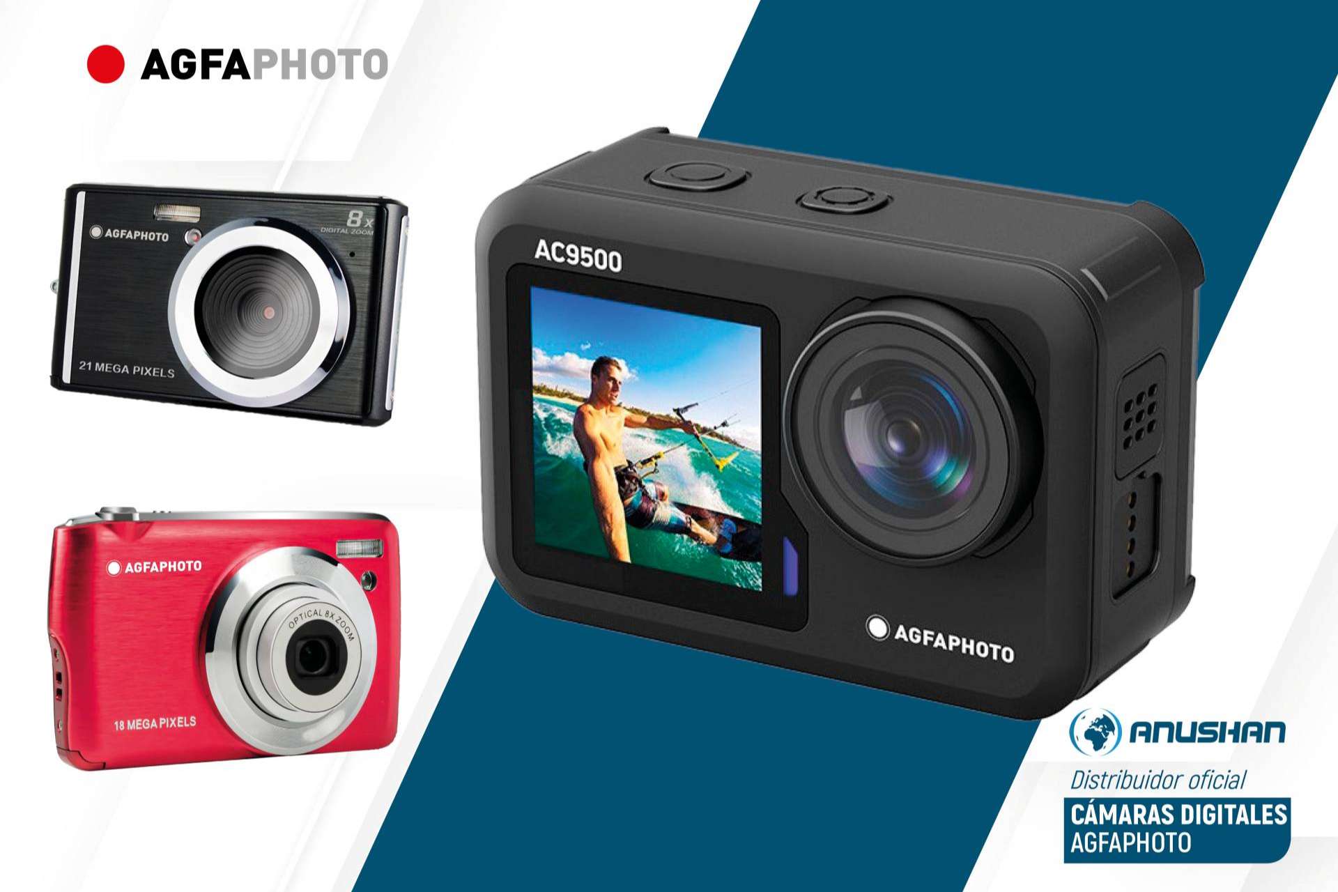 Cámaras compactas y de acción AGFA Foto; Captura cada momento con calidad