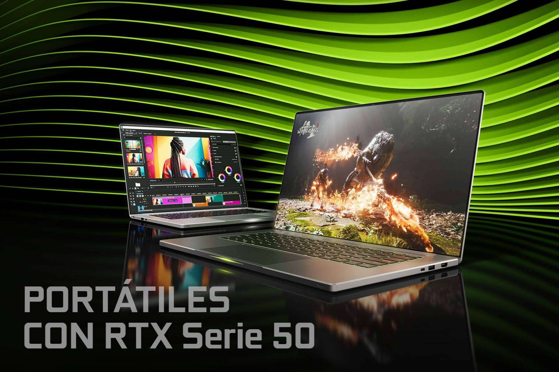 El futuro de las tarjetas gráficas; NVIDIA RTX Serie 50 en los ordenadores BlackRock