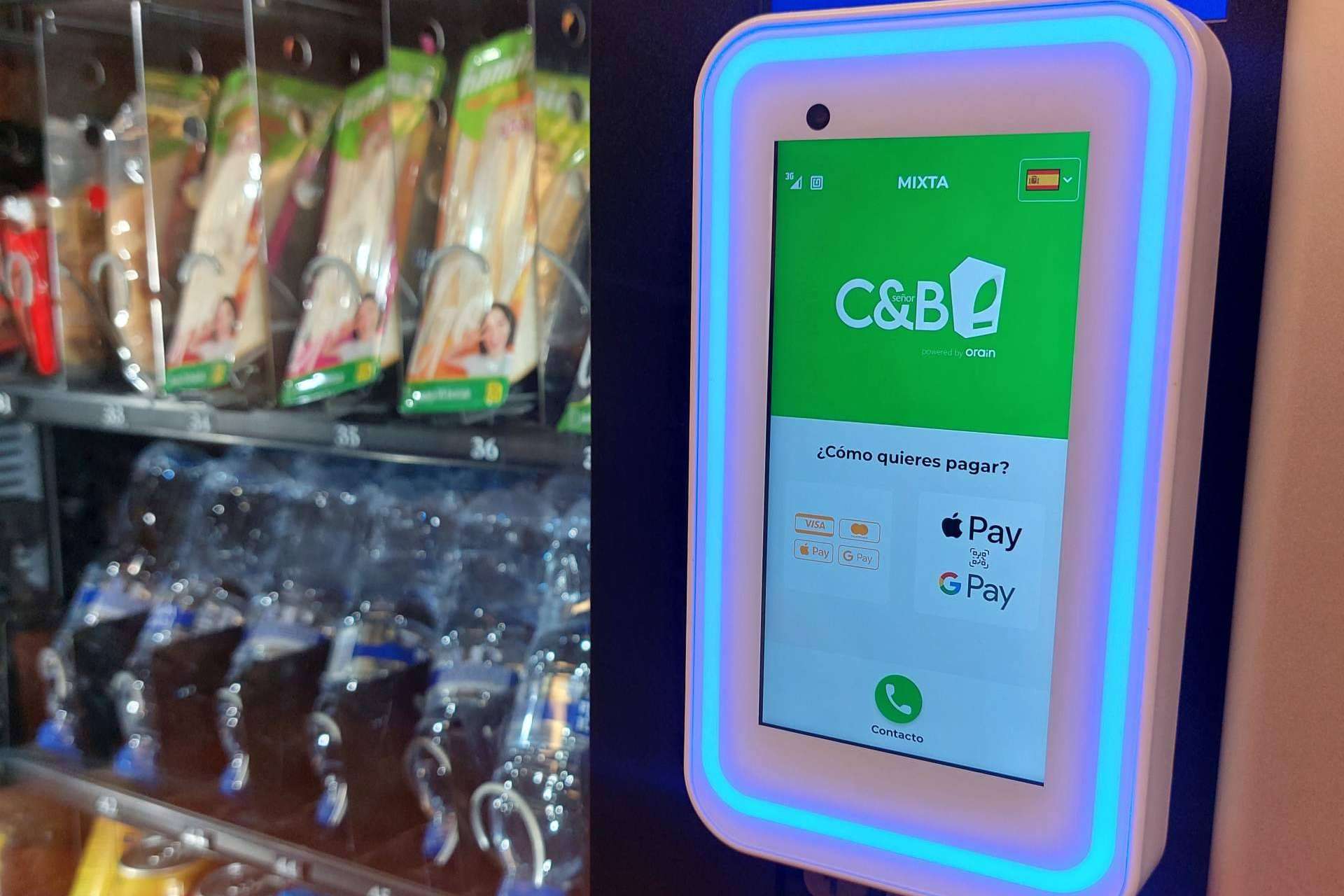 Máquinas expendedoras en Madrid, calidad y sostenibilidad con C&B Señor