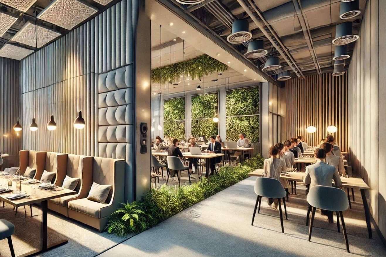 El diseño acústico gana protagonismo en el sector hostelero gracias a tecnologías fonoabsorbentes