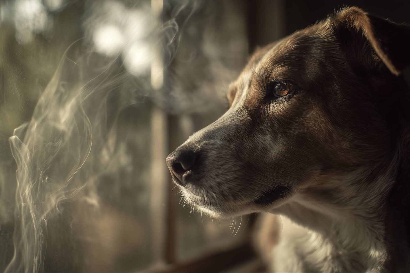 Humo de tabaco y perros; un nuevo estudio revela su impacto en el comportamiento canino