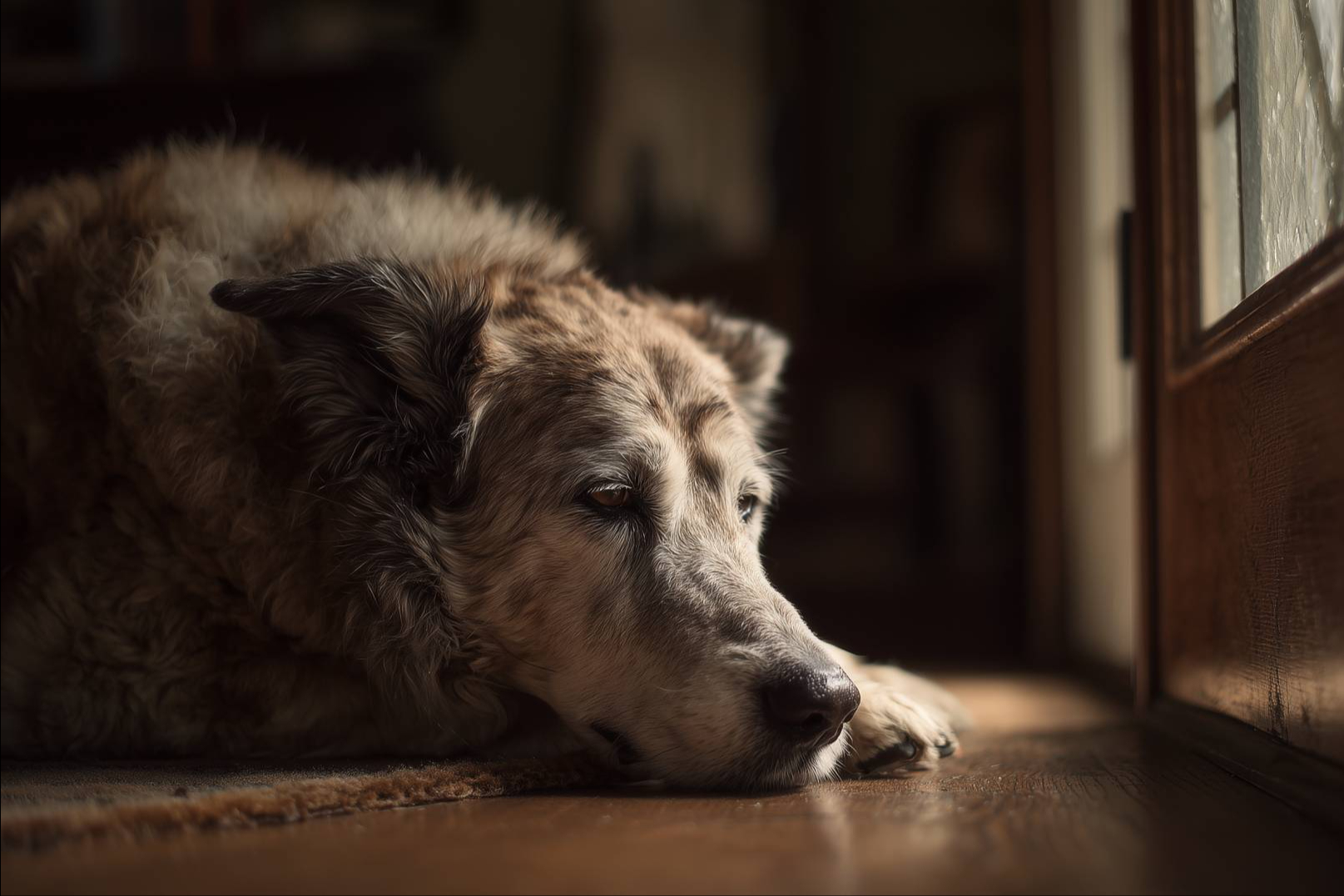 Declive cognitivo en perros mayores; por qué importa cuando se quedan solos