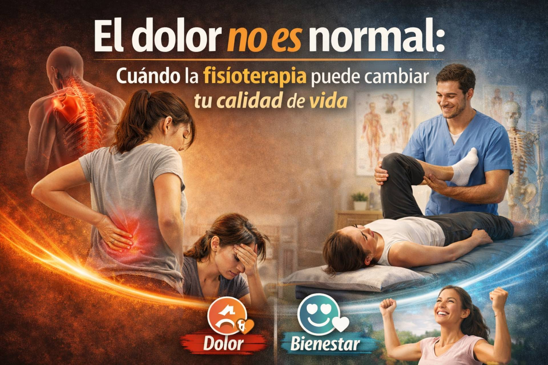 El dolor no es normal; cuándo la fisioterapia puede cambiar la calidad de vida