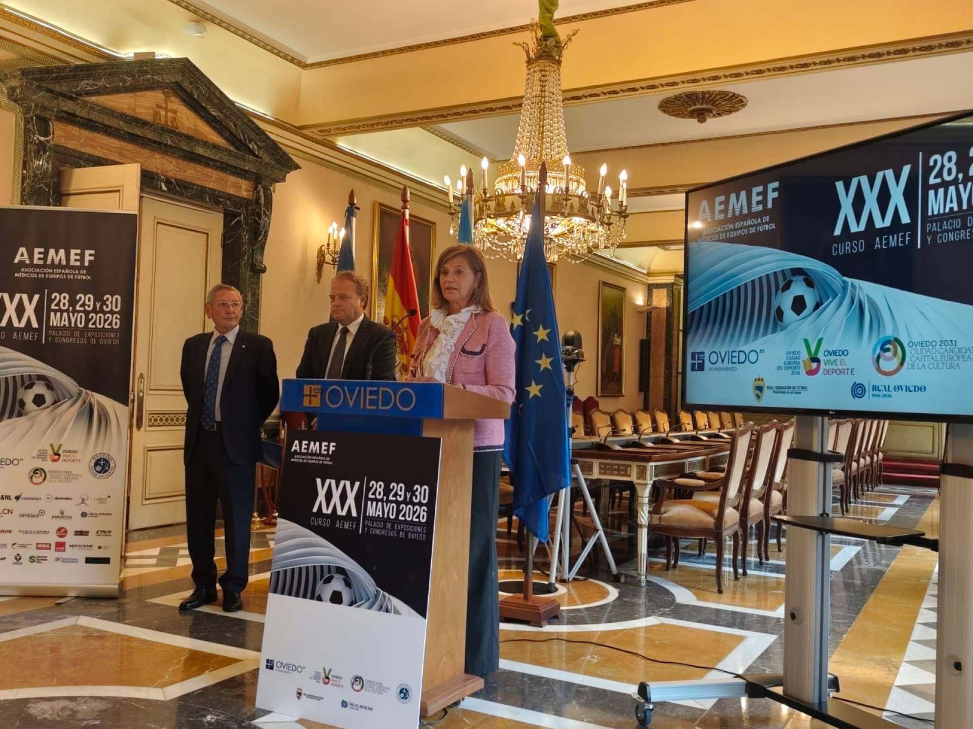 Oviedo acoge el XXX Curso de AEMEF, gran cita internacional de la medicina en el fútbol